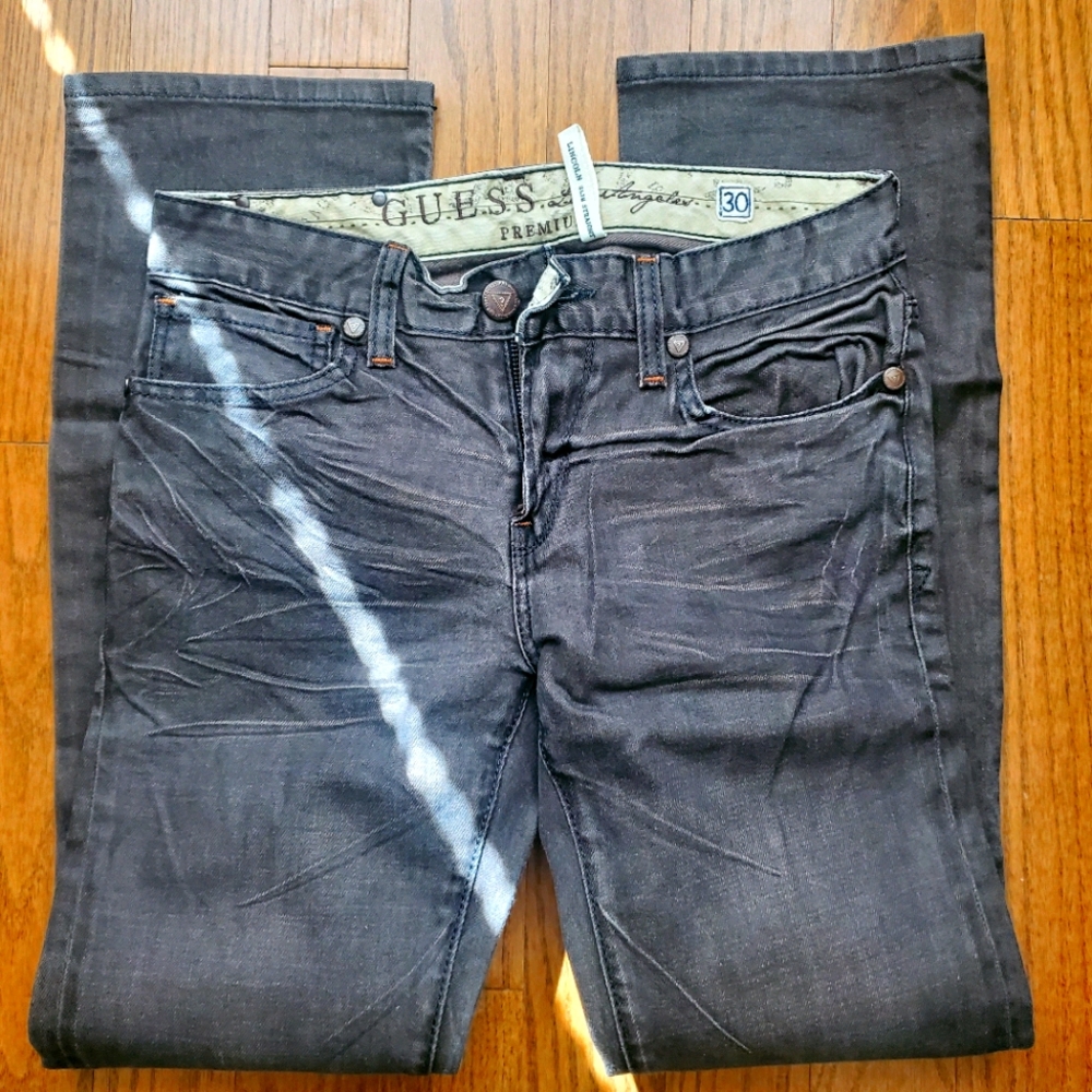 Guess Premium Lincoln Straight Jeans  30x32